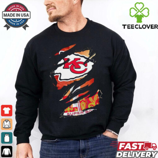 LIX Super Bowl 2025 Kansas City Chiefs Football Graphic shirt