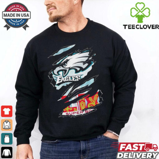 LIX Super Bowl 2025 Philadelphia Eagles Football Graphic shirt