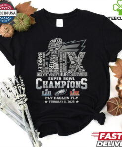 LIX Super Bowl Champions Fly Eagles Fly T Shirt