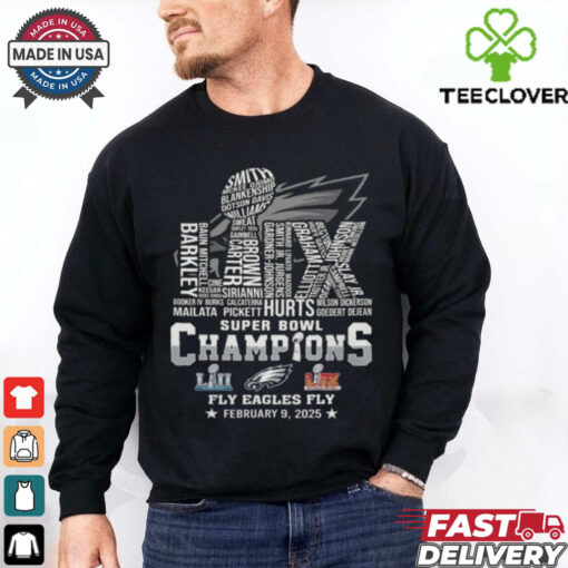 LIX Super Bowl Champions Fly Eagles Fly T Shirt