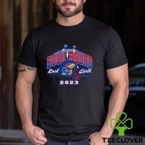 Kansas Jayhawks Rock Chalk Football Bowl Bound 2023 Shirt