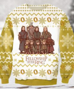LOTR Christmas Lord Of The Rings Fellowship LOTR Ugly Christmas Sweater