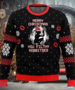 LOTR Filthy Hobitses Ugly Christmas Sweater Best Gift For Men And Women