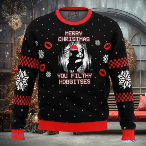 LOTR Filthy Hobitses Ugly Christmas Sweater Best Gift For Men And Women