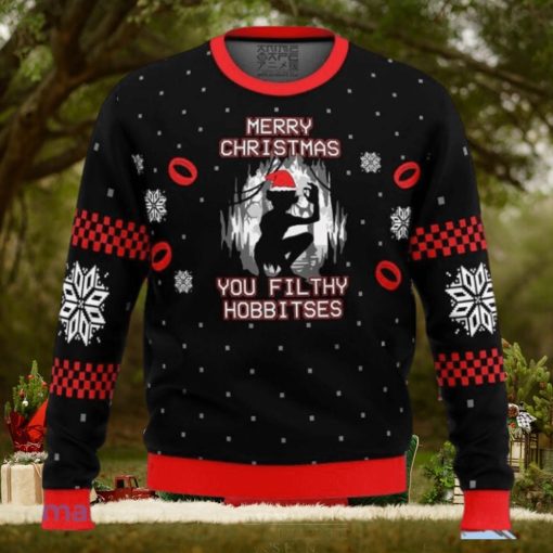 LOTR Filthy Hobitses Ugly Christmas Sweater Best Gift For Men And Women