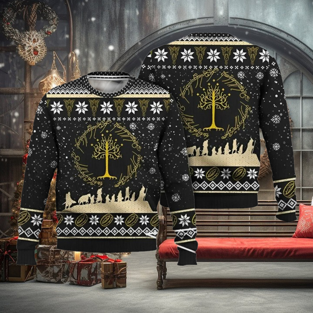LOTR One Mordor Christmas Ugly Sweater LOTR One Mordor Christmas Ugly Sweater