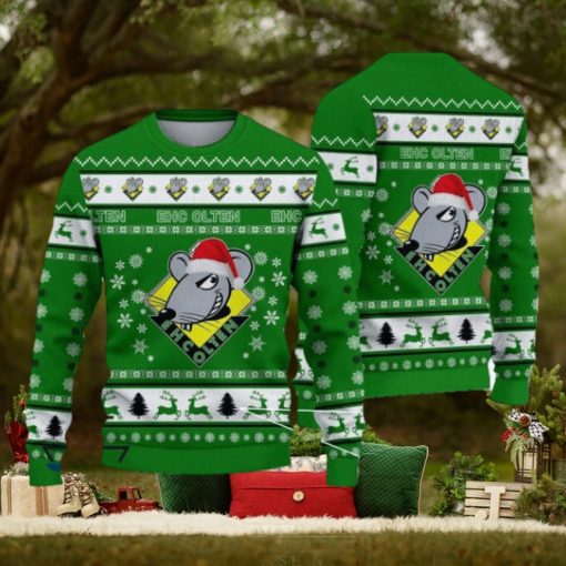 EHC Olten Tropical National League Und Swiss League 3D Ugly Christmas Sweaters For Fans Gift
