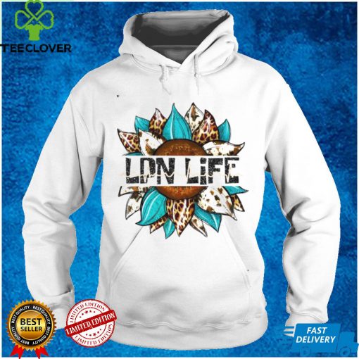 LPN Life Leopard Sunflower Shirt
