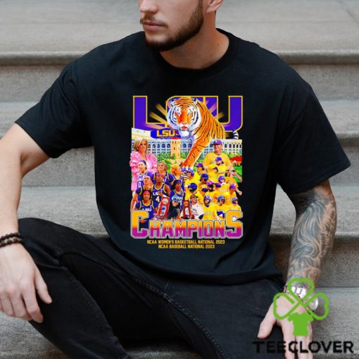 LSU Champions NCAA Women’s Basketball National 2023 NCAA Baseball National 2023 Winner shirt