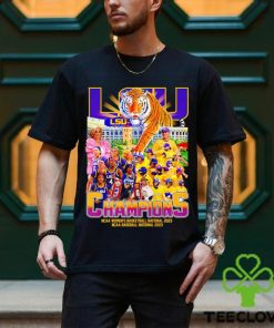 LSU Champions NCAA Women’s Basketball National 2023 NCAA Baseball National 2023 Winner shirt