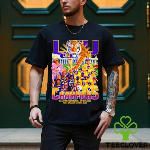 LSU Champions NCAA Women’s Basketball National 2023 NCAA Baseball National 2023 Winner shirt