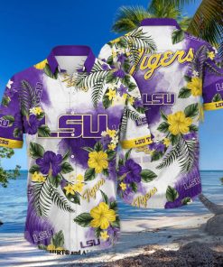 LSU TIGERS NCAA Floral Classic All Over Printed Hawaiian Shirt