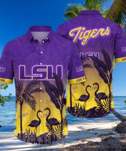 LSU TIGERS NCAA Flower Unisex Hawaiian Shirt
