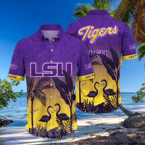 LSU TIGERS NCAA Flower Unisex Hawaiian Shirt