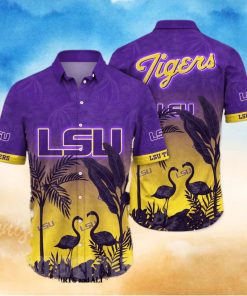 LSU TIGERS NCAA Flower Unisex Hawaiian Shirt