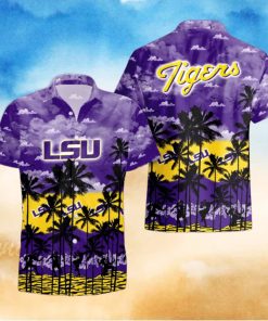 LSU TIGERS Palms Tree Hawaiian Shirt