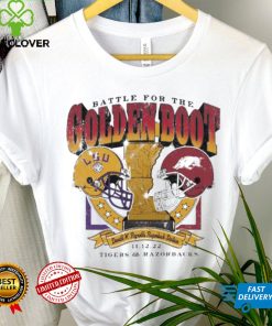 LSU Tiger Vs Arkansas Razorbacks Battle For The Golden Boot 2022 Gameday Matchup Shirt