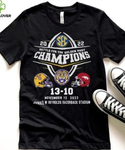 LSU Tigers 2022 Battle For The Golden Boot Champions Shirt