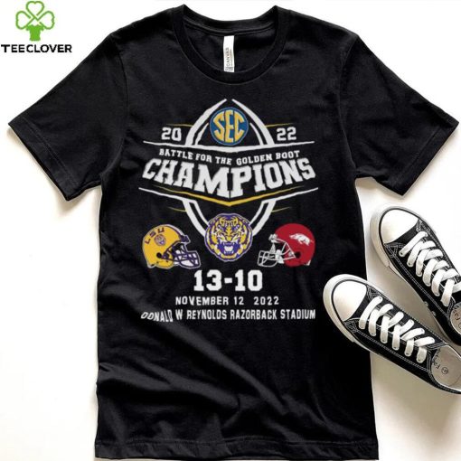 LSU Tigers 2022 Battle For The Golden Boot Champions Shirt