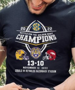 LSU Tigers 2022 Battle For The Golden Boot Champions Shirt