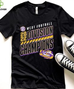 LSU Tigers 2022 SEC West Division Football Champions Shirt