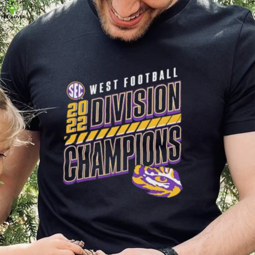 LSU Tigers 2022 SEC West Division Football Champions Shirt