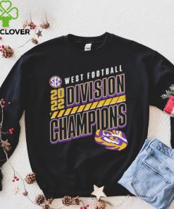 LSU Tigers 2022 SEC West Division Football Champions Shirt