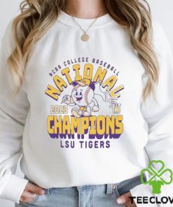 LSU Tigers 2023 NCAA Men’s Baseball College World Series Champions Cartoon T Shirt 1 LSU Tigers 2023 NCAA Men’s Baseball College World Series Champions Cartoon T Shirt