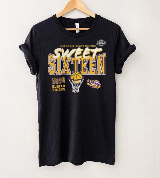 LSU Tigers 2024 NCAA Women’s Basketball Tournament March Madness Sweet 16 Fast Break T Shirt