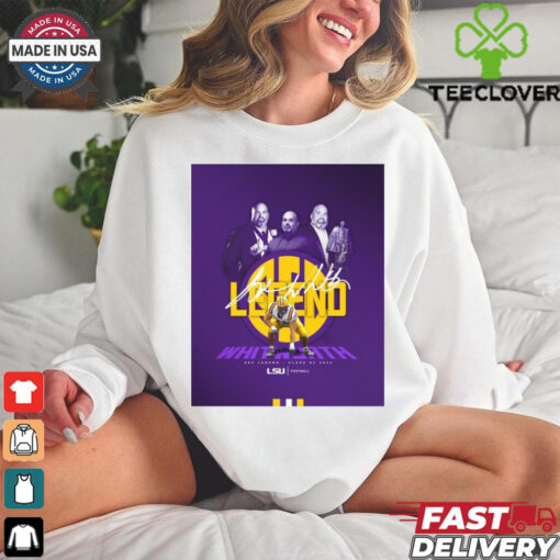 LSU Tigers Andrew Whitworth Sec Legend Class Of 2024 Signature Poster t shirt