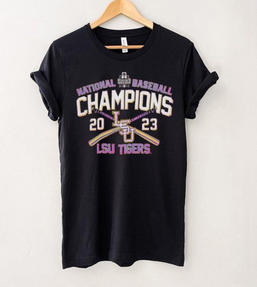 LSU Tigers Baseball 2023 National Champions Logo shirt