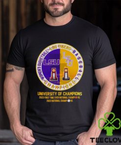 LSU Tigers Baseball And Women’s Basketball University Of Champions Shirt 1 LSU Tigers Baseball And Women’s Basketball University Of Champions Shirt