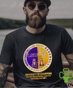 LSU Tigers Baseball And Women’s Basketball University Of Champions Shirt 2 LSU Tigers Baseball And Women’s Basketball University Of Champions Shirt