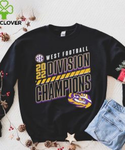 LSU Tigers Champions SEC West Division Football 2022 hoodie, sweater, longsleeve, shirt v-neck, t-shirt