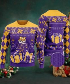 LSU Tigers Christmas Gift Ugly Christmas Sweater