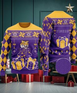 LSU Tigers Christmas Gift Ugly Christmas Sweater