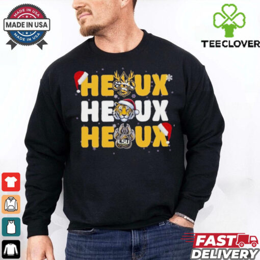 LSU Tigers Christmas Heaux Heaux Heaux Shirt
