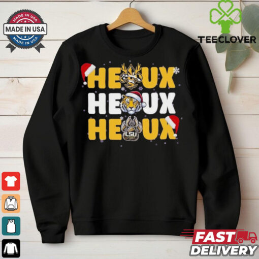 LSU Tigers Christmas Heaux Heaux Heaux Shirt