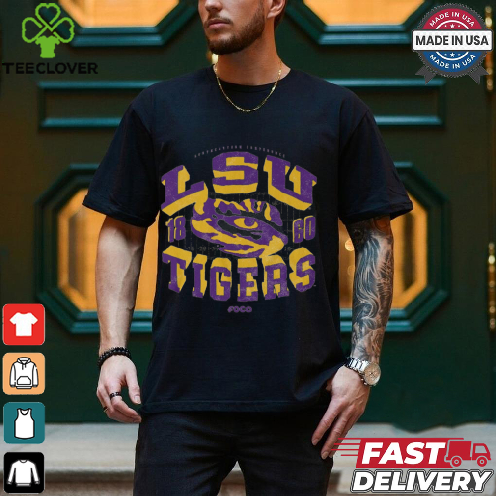 LSU Tigers Field Arched Wordmark T Shirt LSU Tigers Field Arched Wordmark T Shirt
