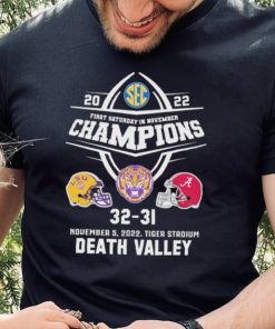 LSU Tigers First Saturday In November Champions 2022 Death Valley Shirt
