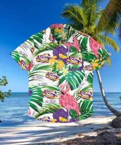 LSU Tigers Flamingo Hawaiian Shirt