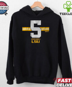 LSU Tigers Football Jayden Daniels 5 Stripe t shirt 3 LSU Tigers Football Jayden Daniels 5 Stripe t shirt