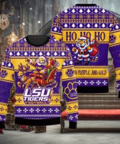 LSU Tigers Football NCAA Ugly Christmas Sweaters