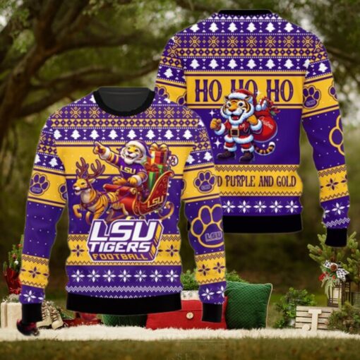 LSU Tigers Football NCAA Ugly Christmas Sweaters