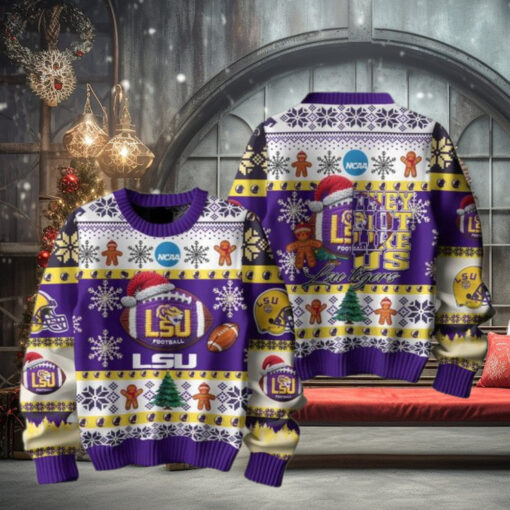 LSU Tigers Football They Not Like Us Christmas Ugly Sweater