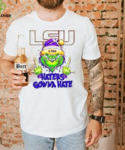 LSU Tigers Grinch middle finger haters gonna hate hoodie, sweater, longsleeve, shirt v-neck, t-shirt