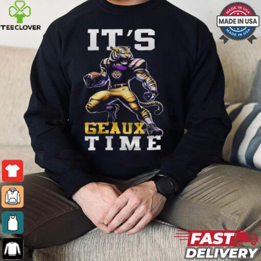 LSU Tigers It Is Geaux Time Mascot Shirt