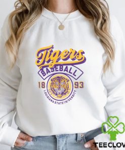 LSU Tigers Ivory Baseball Logo T Shirt