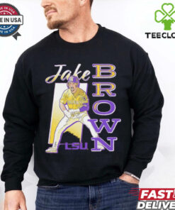 LSU Tigers Jake Brown superstar pose shirt