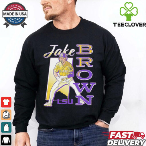 LSU Tigers Jake Brown superstar pose hoodie, sweater, longsleeve, shirt v-neck, t-shirt